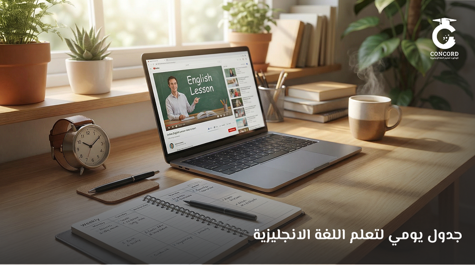 جدول يومي لتعلم اللغة الانجليزية