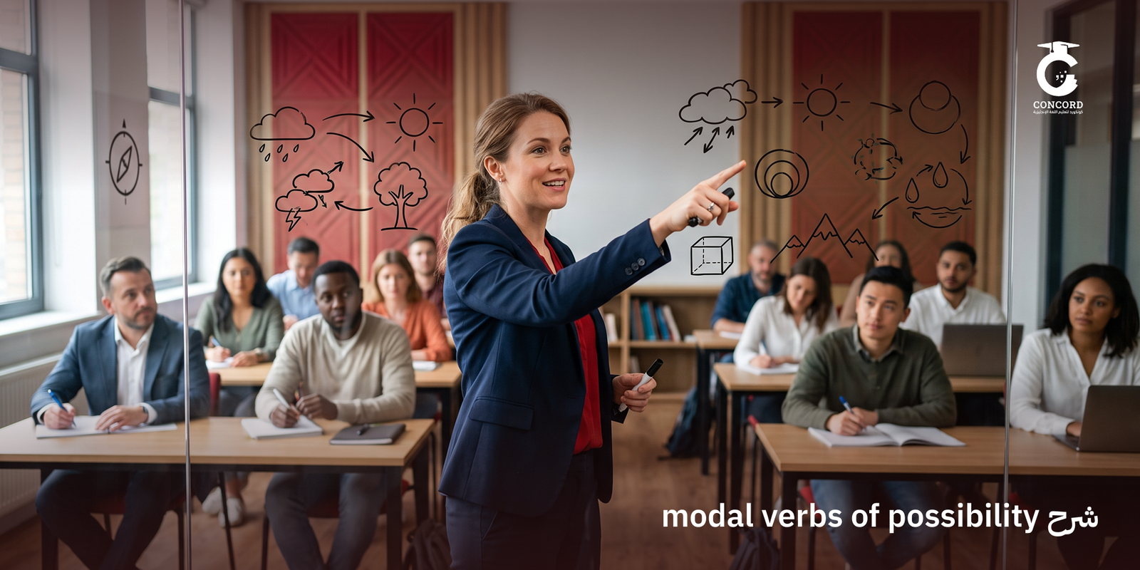modal verbs of possibility شرح -معهد concord