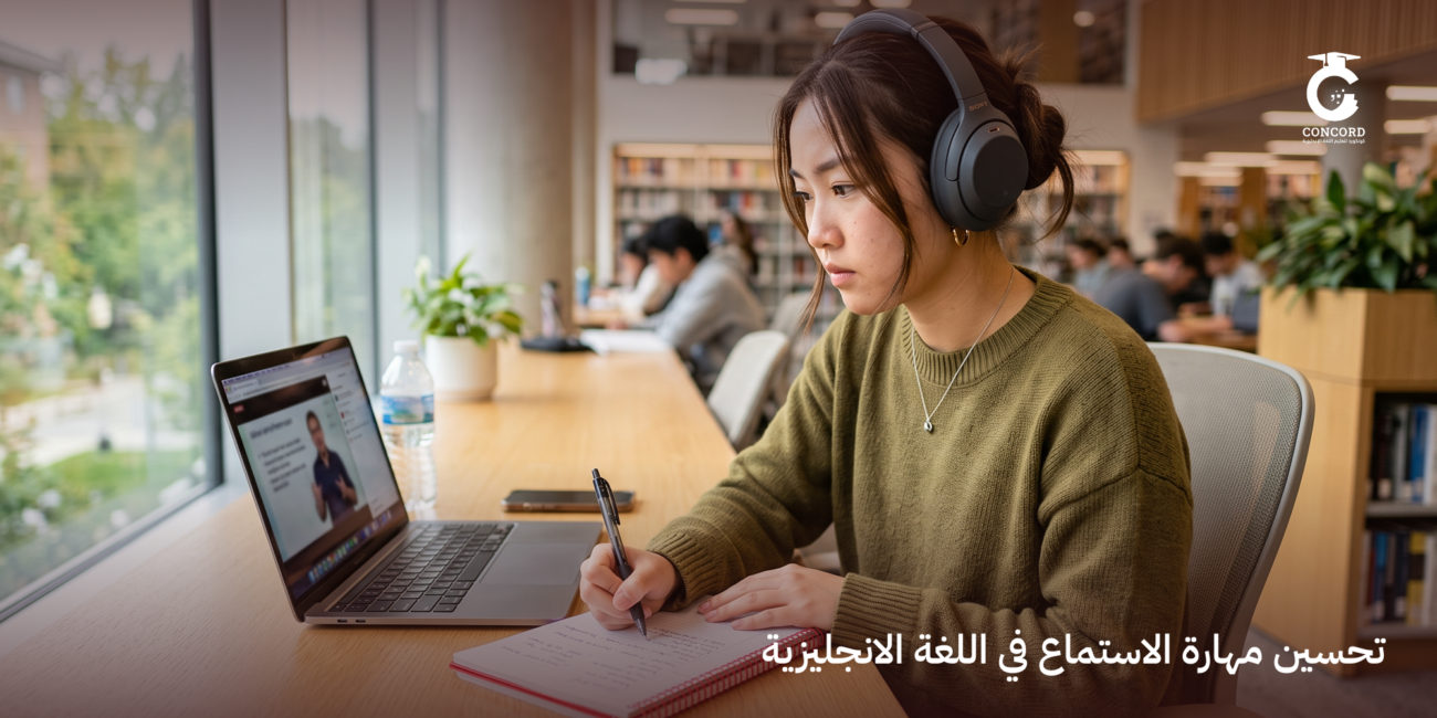 تحسين مهارة الاستماع في اللغة الانجليزية-معهد كونكورد