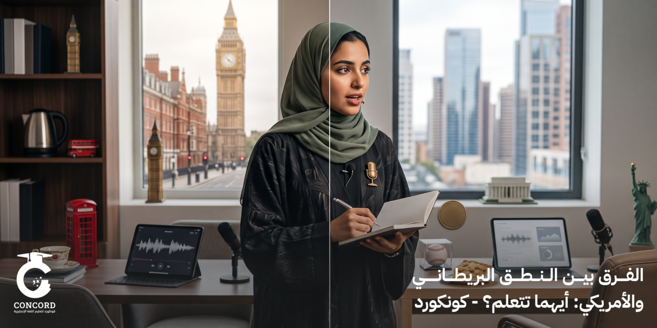 الفرق بين النطق البريطاني والامريكي