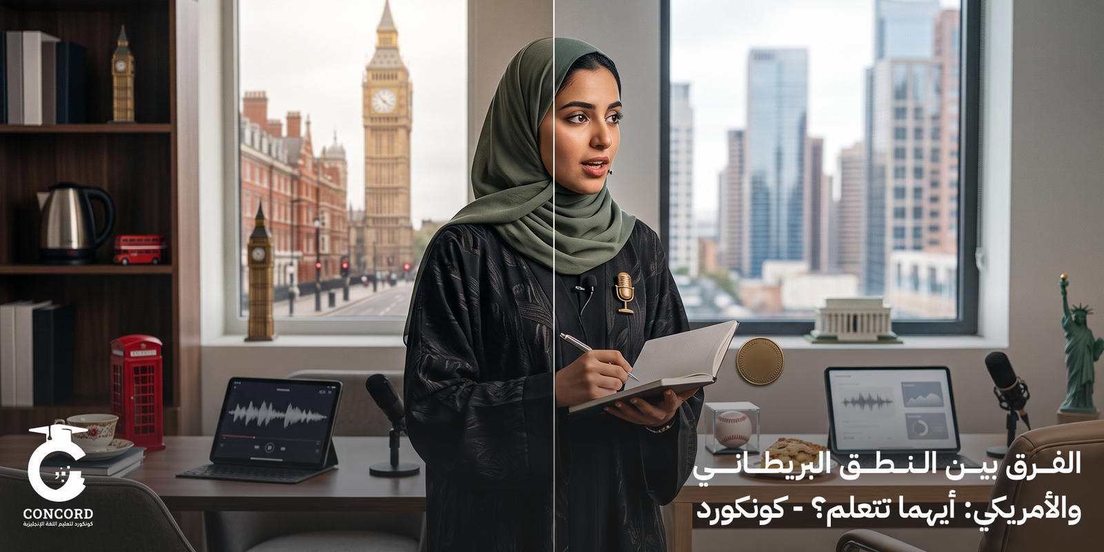 الفرق بين النطق البريطاني والامريكي